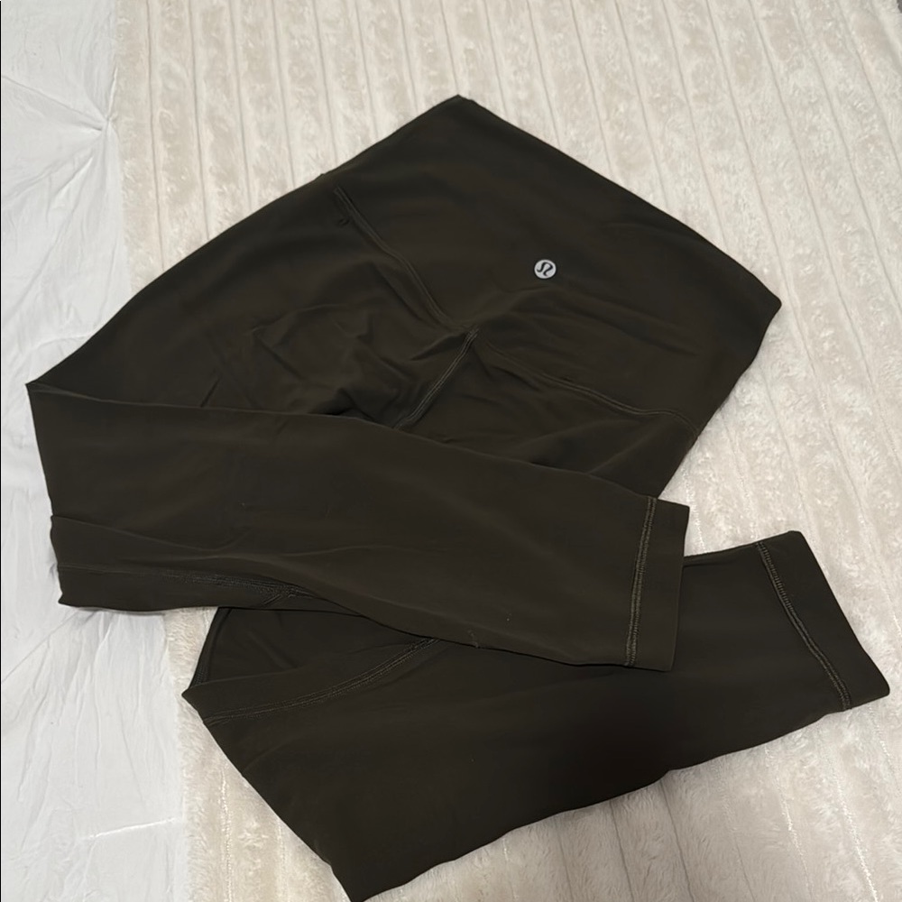 lululemon Align Olive Green Leggings 28”